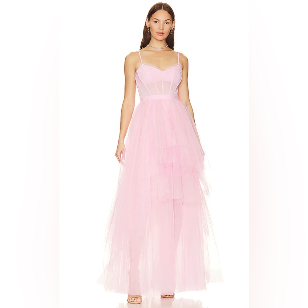 BCBG Corset Tiered Gown - Picture 1 of 6
